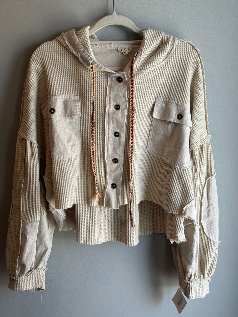 POL Waffle Knit Jacket